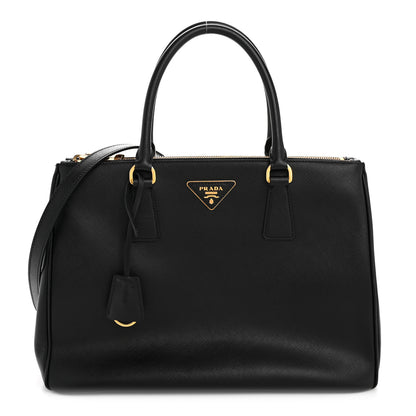 Prada Saffiano Lux Large Galleria Double Zip Tote Black 1 of 13