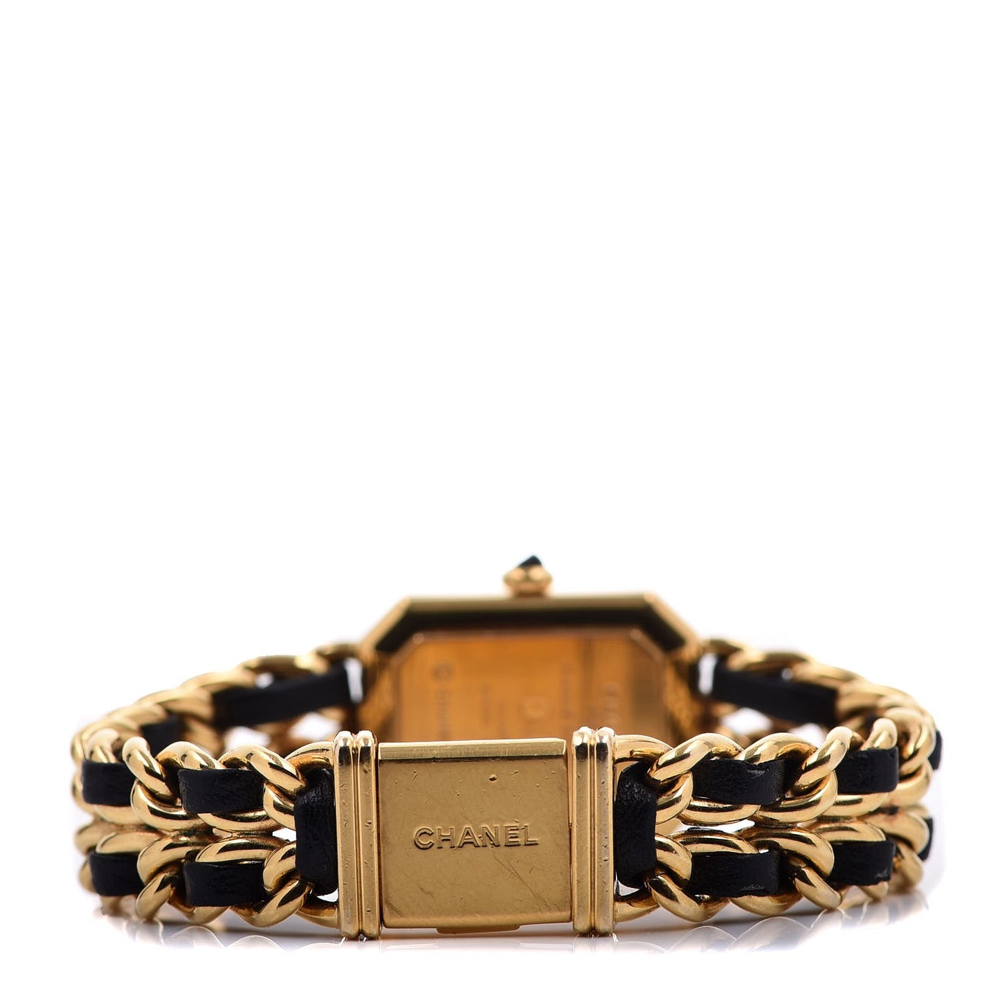 Stainless Steel Lambskin 20mm Chain Premiere Quartz Watch Gold L