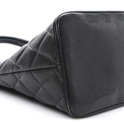 Chanel Caviar Quilted Medallion Tote Black 9 of 13
