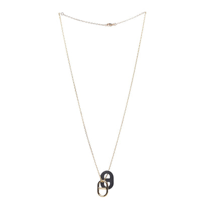 Hermes Swift O'Maillon Pendant Necklace Black 3 of 6