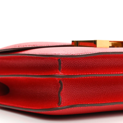 Hermes Epsom Constance 18 Rouge Vif 9 of 10