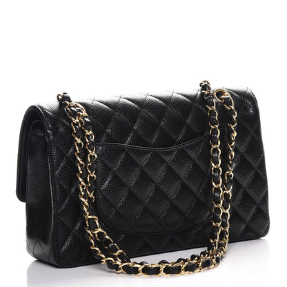 Chanel Caviar Quilted Medium Double Flap Black 3 of 8