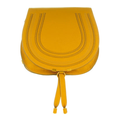 Chloe Calfskin Medium Marcie Round Crossbody Bag Curry Yellow 1 of 10