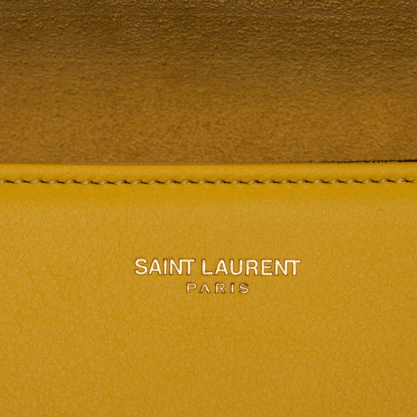 Calfskin Classic Y Ligne Clutch Soleil