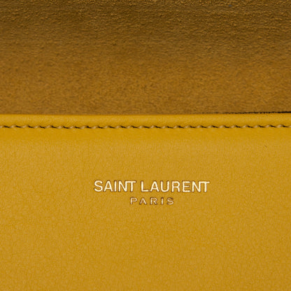 Saint Laurent Calfskin Classic Y Ligne Clutch Soleil 6 of 8