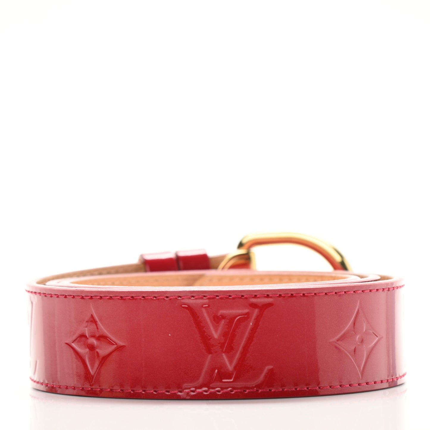 Vernis Ceinture 30mm Belt 80 32 Rouge