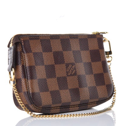 Louis Vuitton Damier Ebene Mini Pochette Accessories 3 of 7