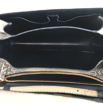 Celine Lizard Medium Classic Box Flap Bag Natural 5 of 9