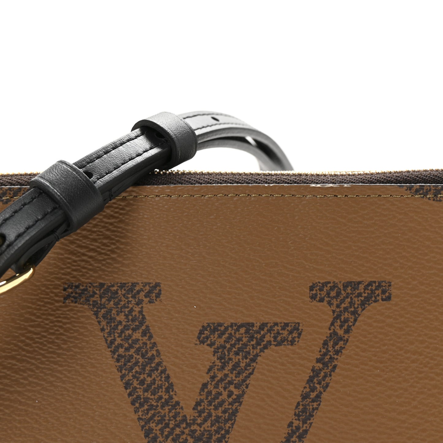 Reverse Monogram Giant Double Zip Pochette