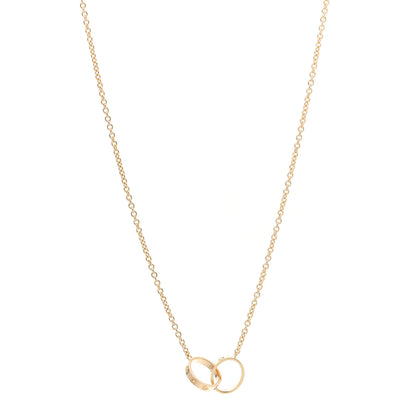 Cartier 18K Yellow Gold Interlocking LOVE Necklace 1 of 6