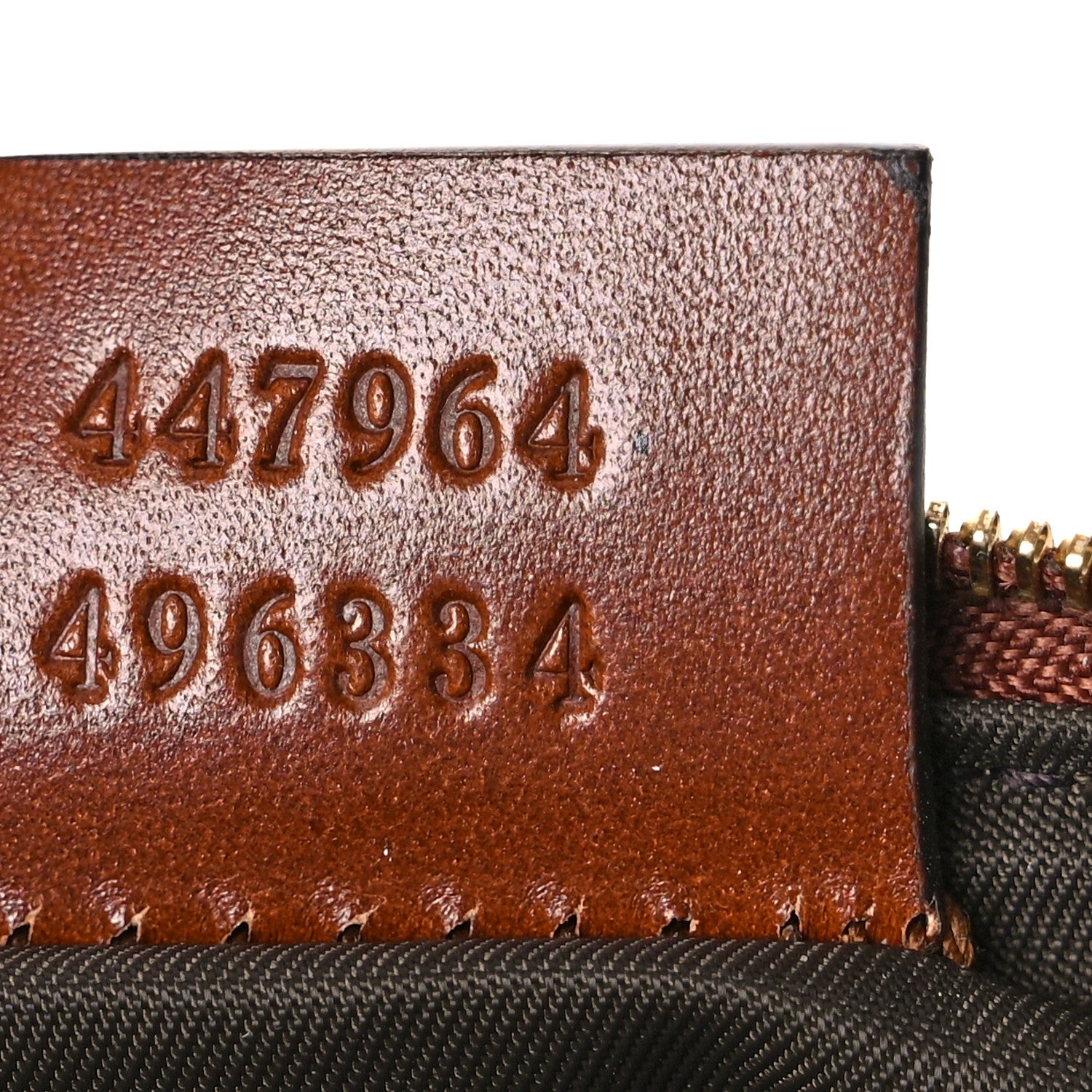 Gucci GG Supreme Monogram Key Case Beige Ebony Cuir 7 of 9