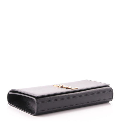 Saint Laurent Grain De Poudre Classic Monogram Clutch Black 4 of 7