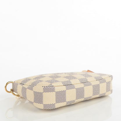 Louis Vuitton Damier Azur Mini Pochette Accessories 4 of 8