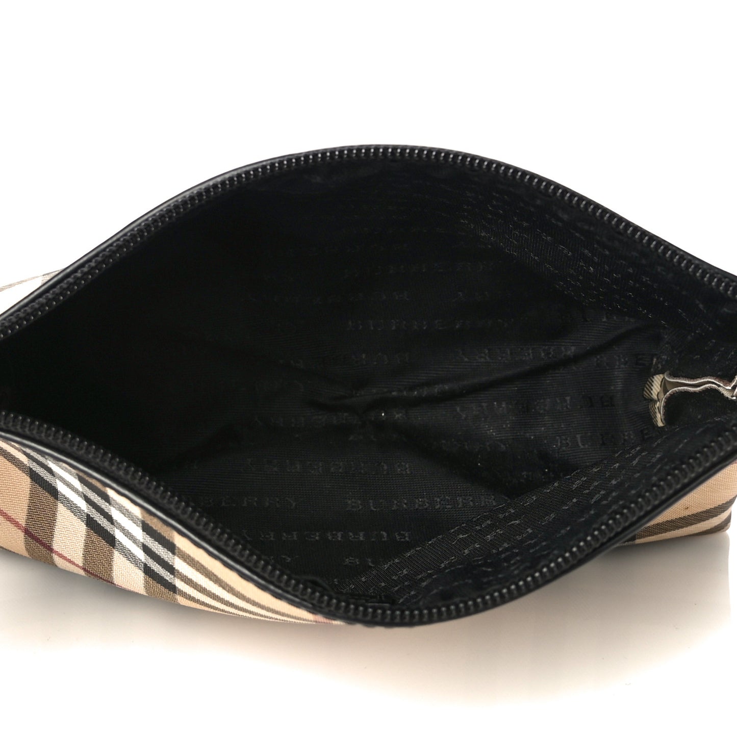 House Check Pouch Black