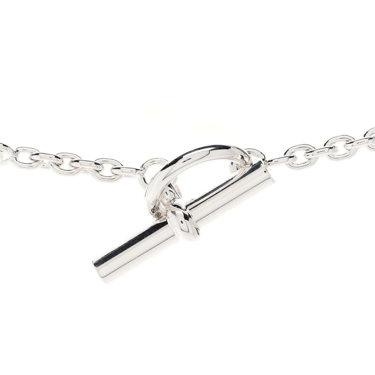 Hermes Sterling Silver Farandole Necklace 160 5 of 6