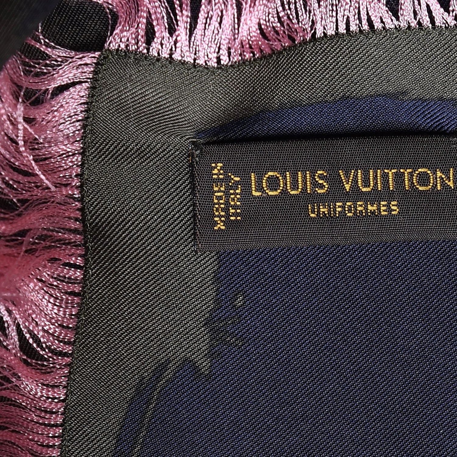 Louis Vuitton Silk Arty Flower Scarf Green Pink 5 of 5