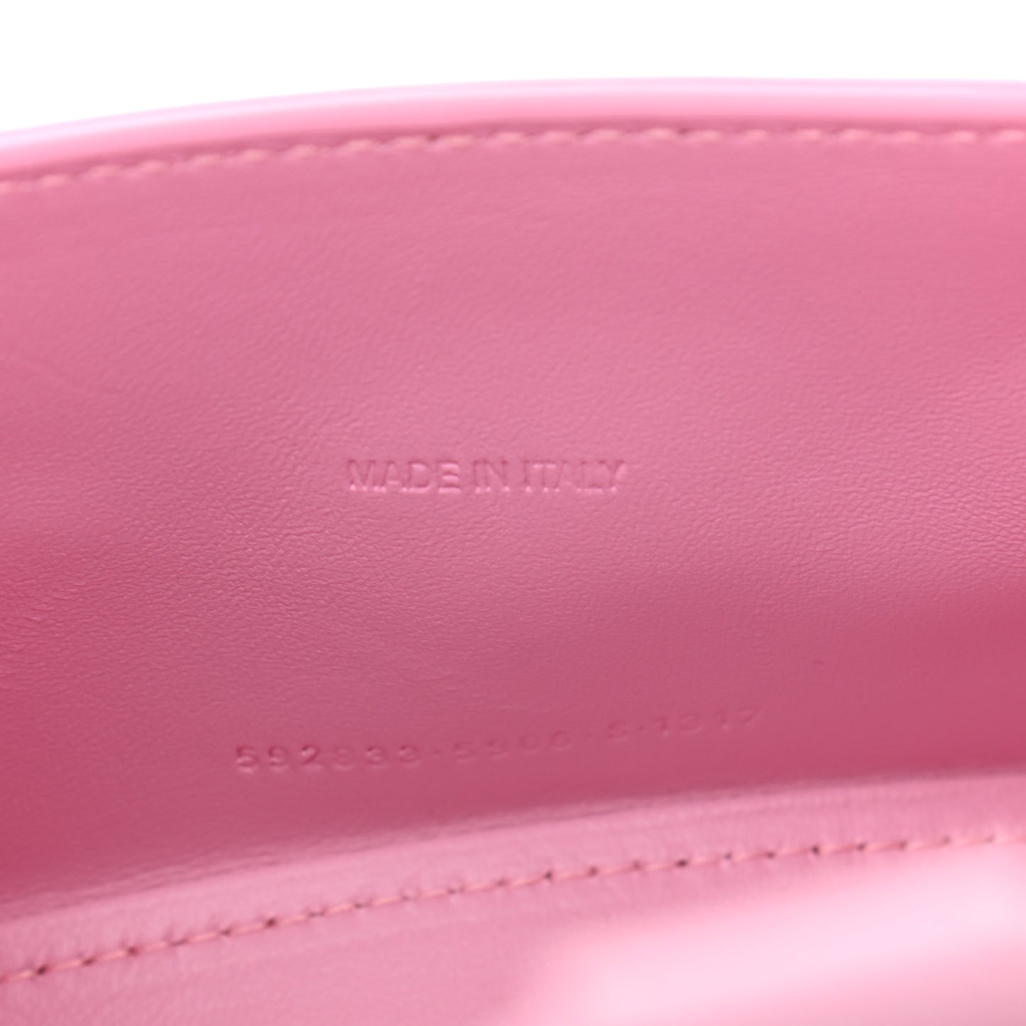 Shiny Box Calfskin Tonal B Hourglass Top Handle Bag XS Candy Pink