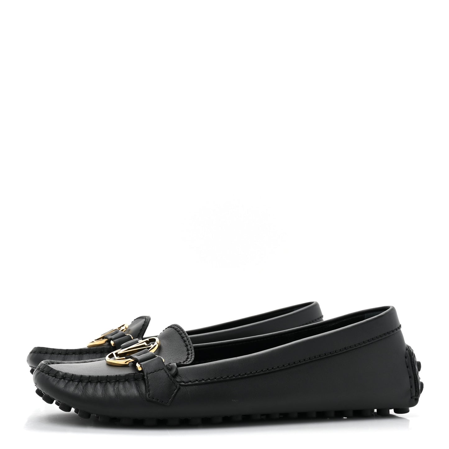 Calfskin Dauphine Loafers 36 Black