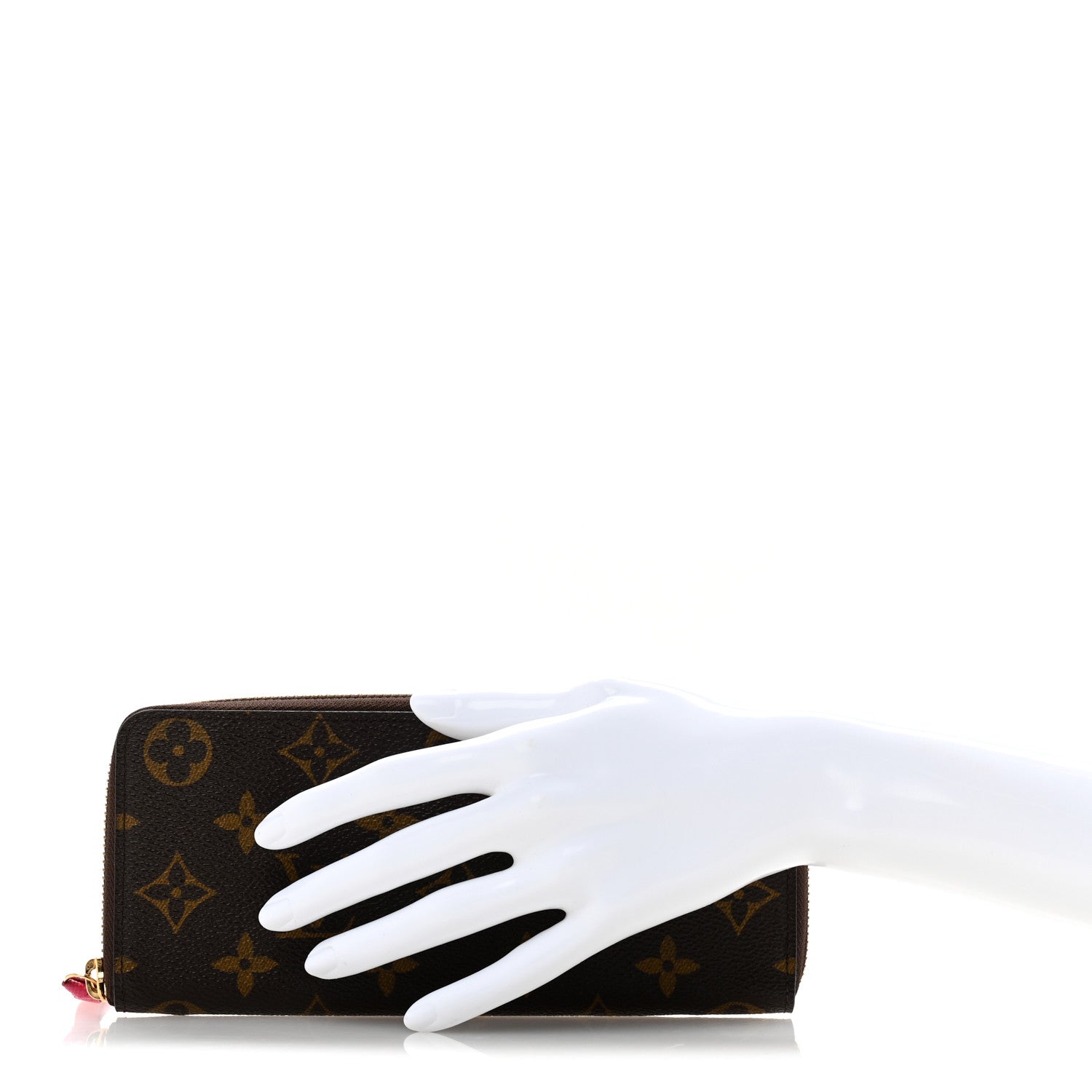 Louis Vuitton Monogram Clemence Wallet Fuchsia 2 of 9