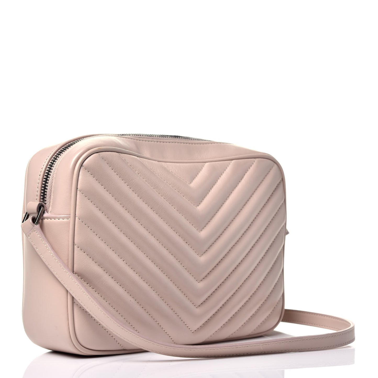 Calfskin Matelasse Monogram Lou Camera Bag Marble Pink