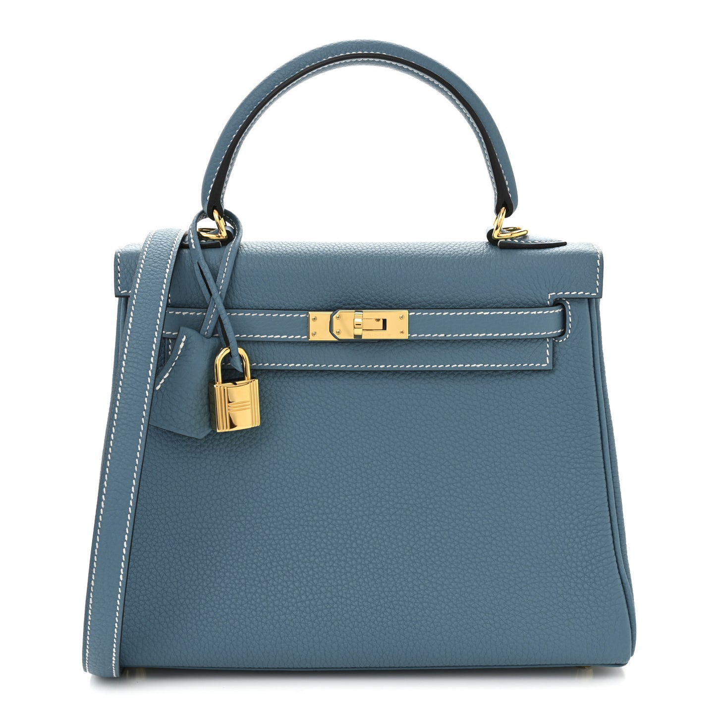 Togo Kelly Retourne 25 New Blue Jean