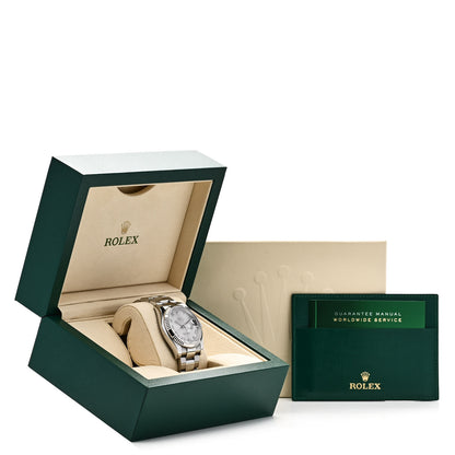 Rolex Stainless Steel 18K White Gold 36mm Oyster Perpetual Datejust Watch Silver Roman 116234 5 of 5