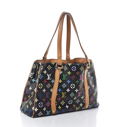 Louis Vuitton Monogram Multicolor Aurelia MM Black 2 of 10