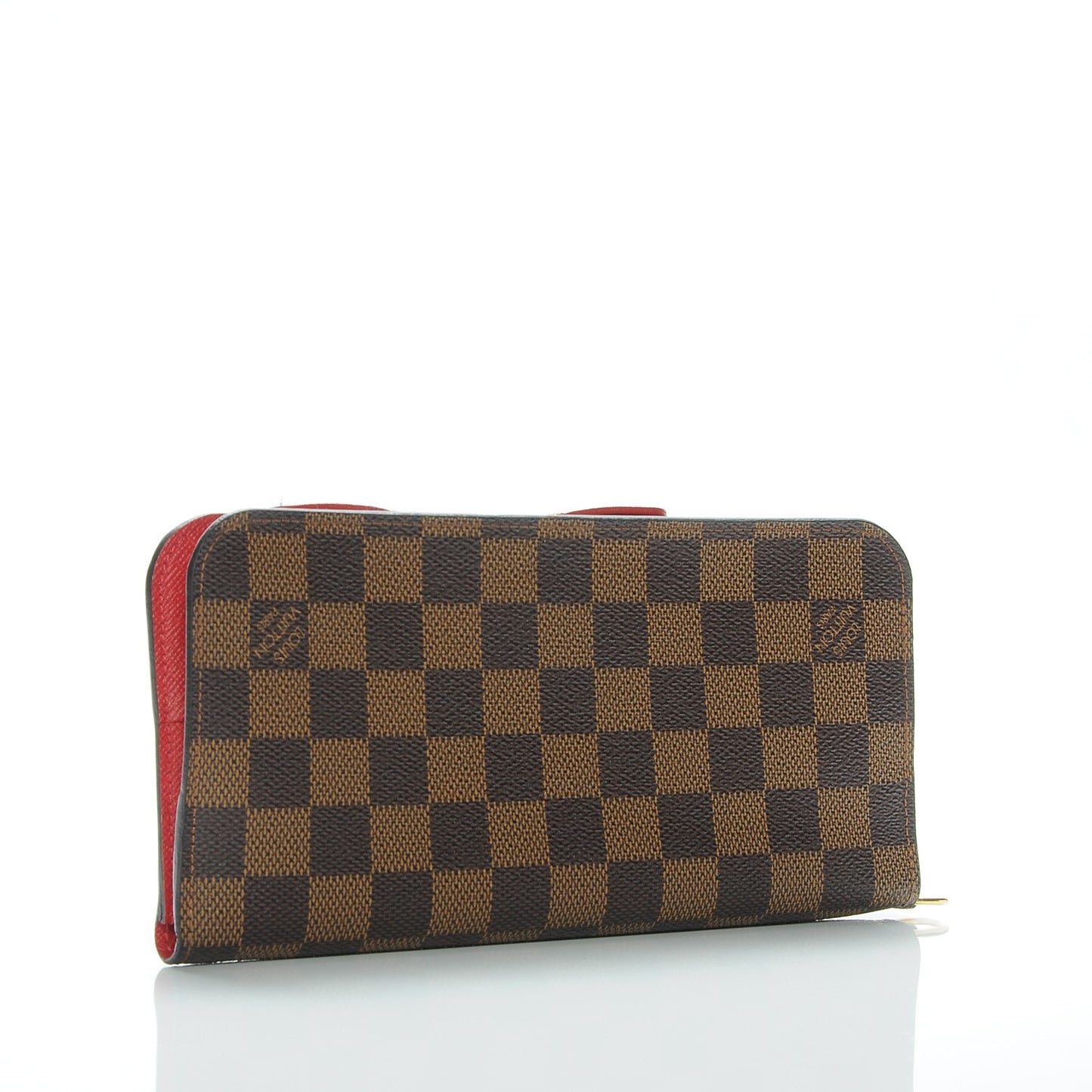 Damier Ebene Insolite Wallet Red