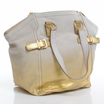 Saint Laurent Degrade Downtown Bag White Gold 3 of 7