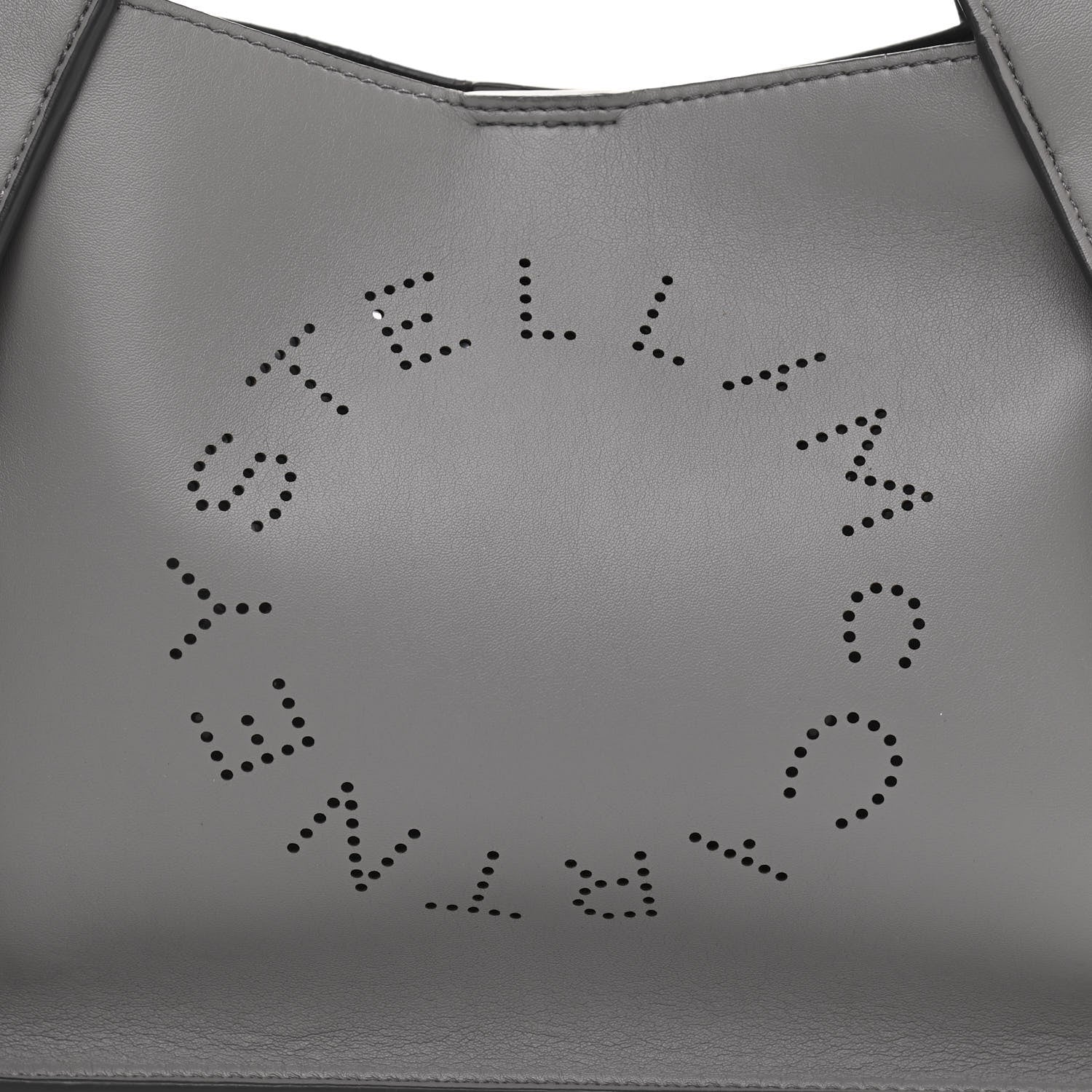 Stella McCartney Eco Alter Nappa East West Perforated Tote Grey 8 of 14