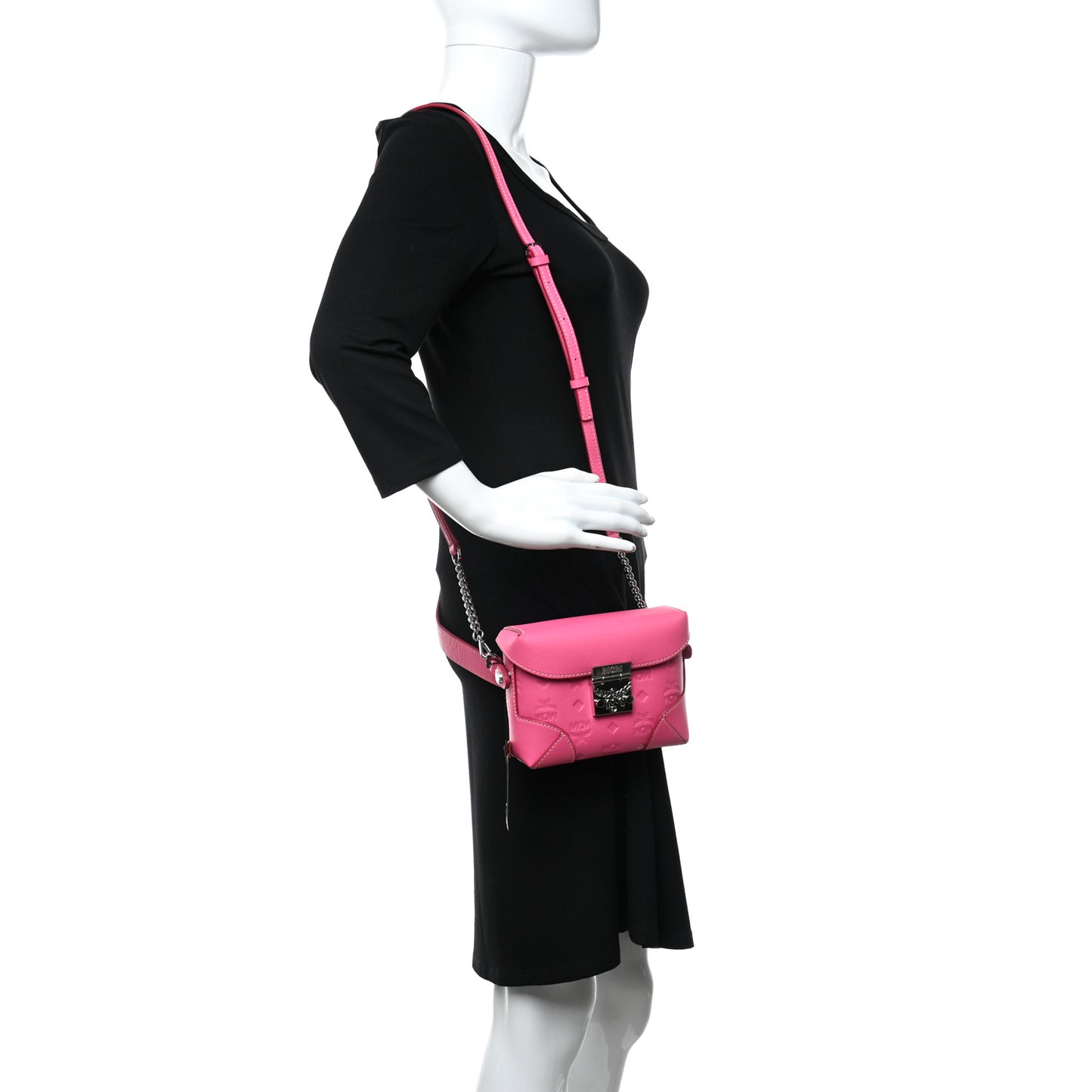 Calfskin Ottomar Monogram Soft Berlin Belt Bag Pink