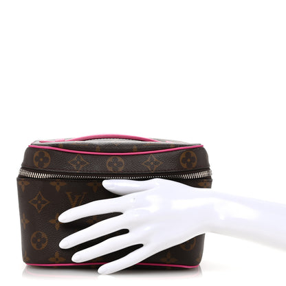 Louis Vuitton Monogram Macassar Nice Mini Fuchsia 2 of 9