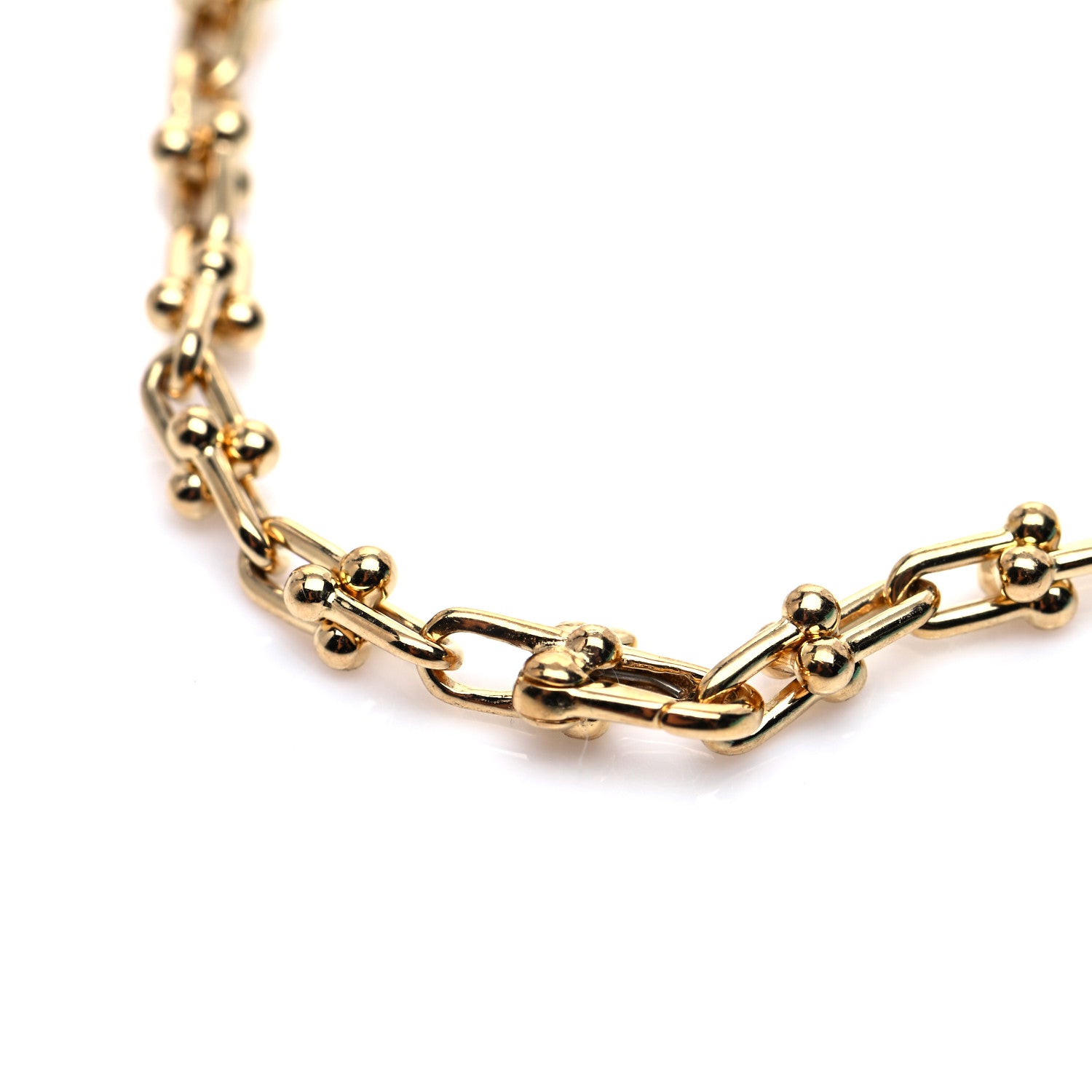 Tiffany 18K Yellow Gold Micro HardWear Link Bracelet 4 of 7