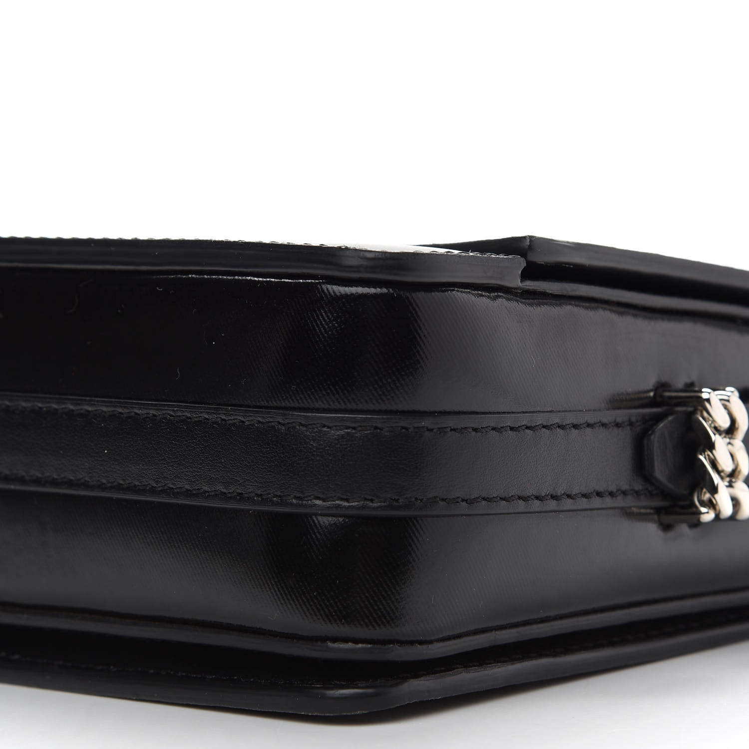 Burberry Coated Canvas Horseferry Print Grace Bag Black 10 of 10