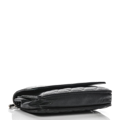 Chanel Caviar Quilted Wallet On Chain WOC Black 4 of 9