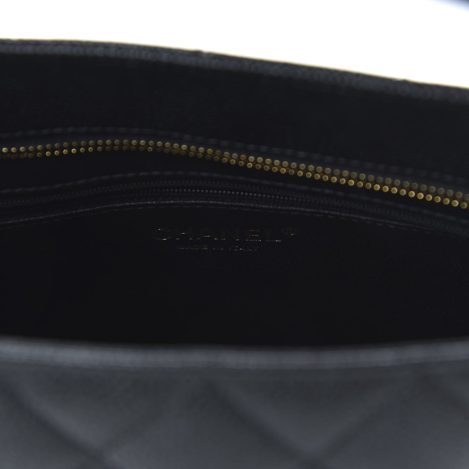 Chanel Caviar Quilted Medallion Tote Black 8 of 10