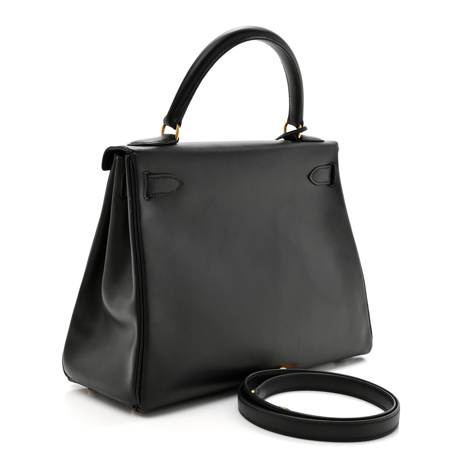 Hermes Box Kelly Retourne 28 Black 3 of 12