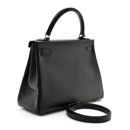 Hermes Box Kelly Retourne 28 Black 3 of 12