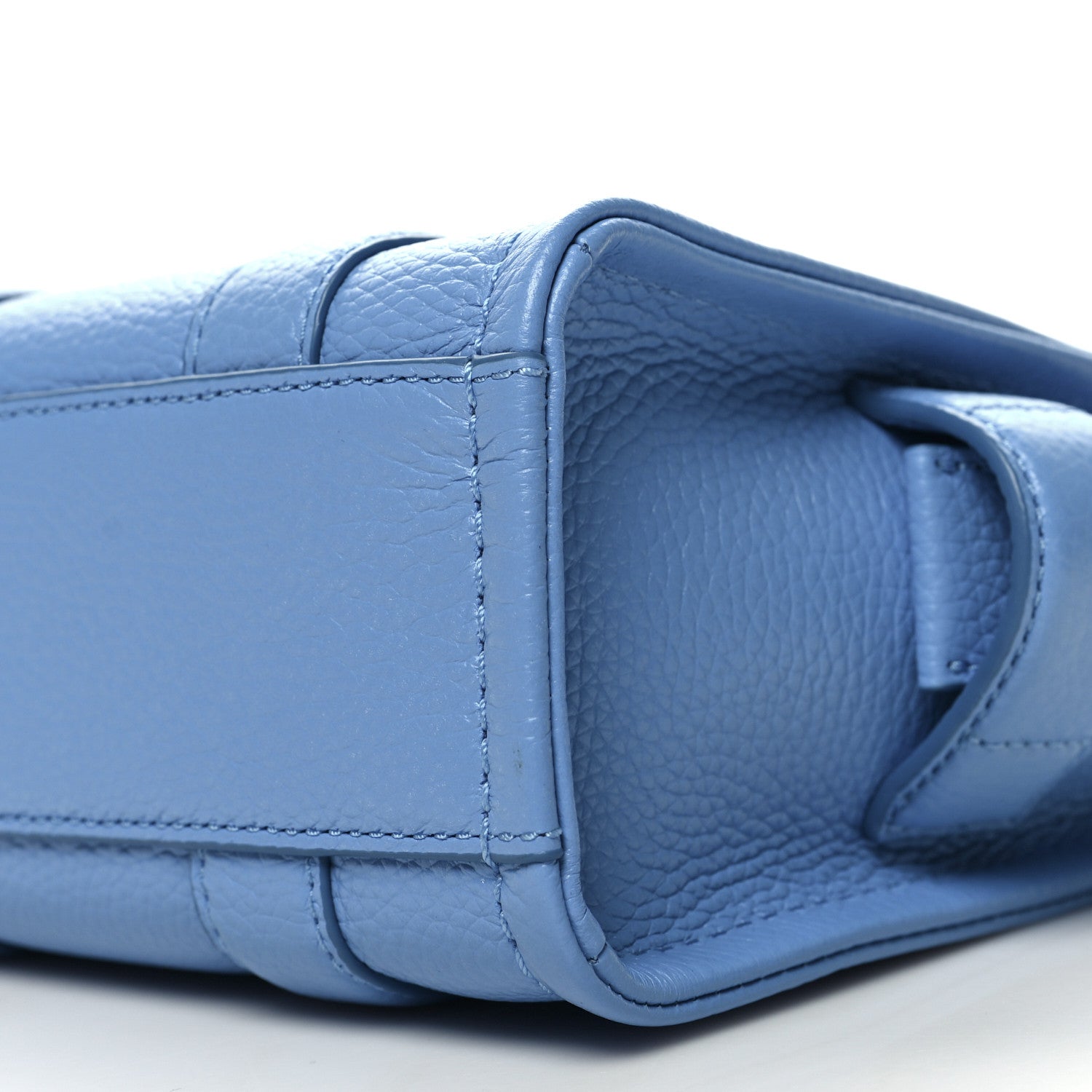 Marc Jacobs Grained Calfskin Mini The Tote Bag Spring Blue 9 of 9