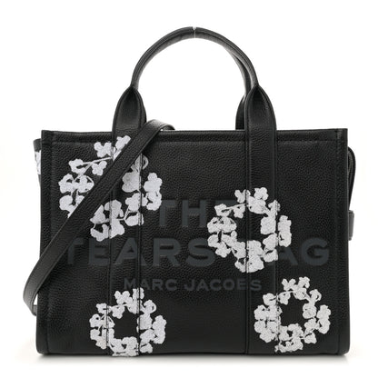 Marc Jacobs x Denim Tears Grained Calfskin Medium The Tote Bag Black 1 of 10