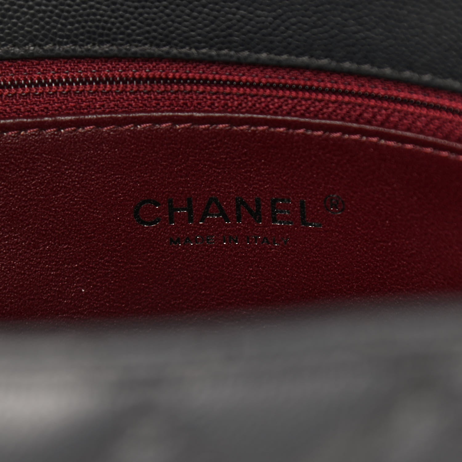 Chanel Caviar Lizard Quilted Large Coco Handle Flap Grey 6 of 9