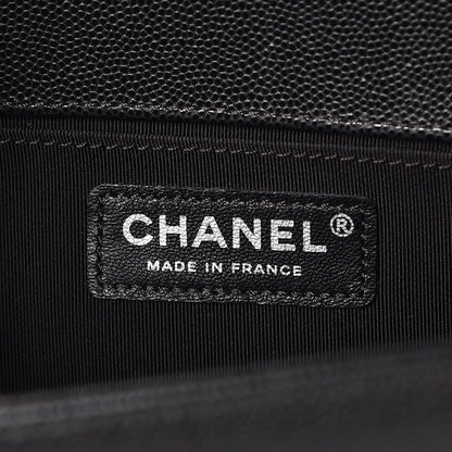 Chanel Caviar Quilted Medium Boy Flap Black 6 of 8