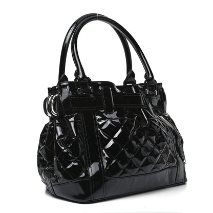 Burberry Patent Quilted Beaton Black 2 of 8
