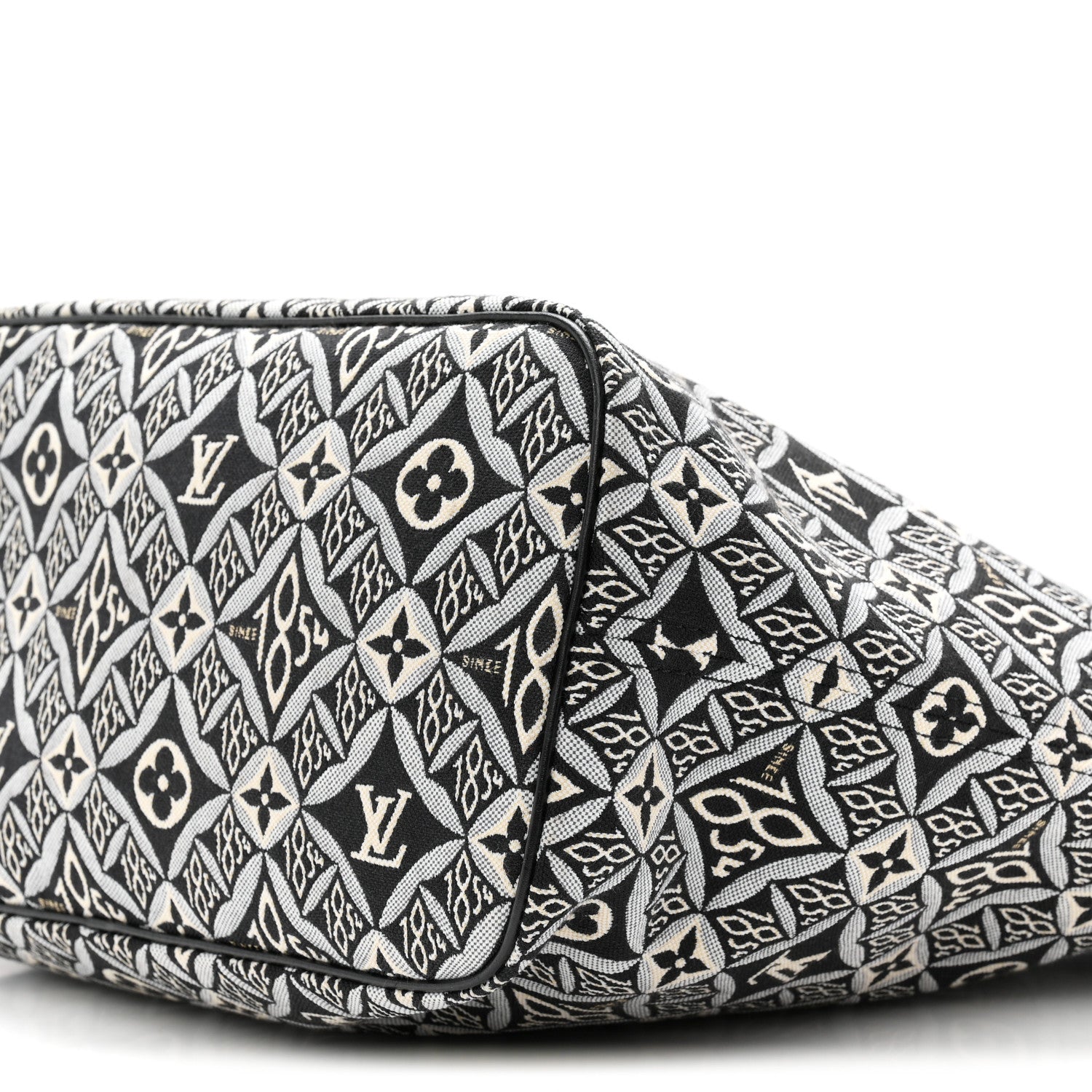 Louis Vuitton Jacquard Since 1854 Neverfull MM Grey 10 of 10