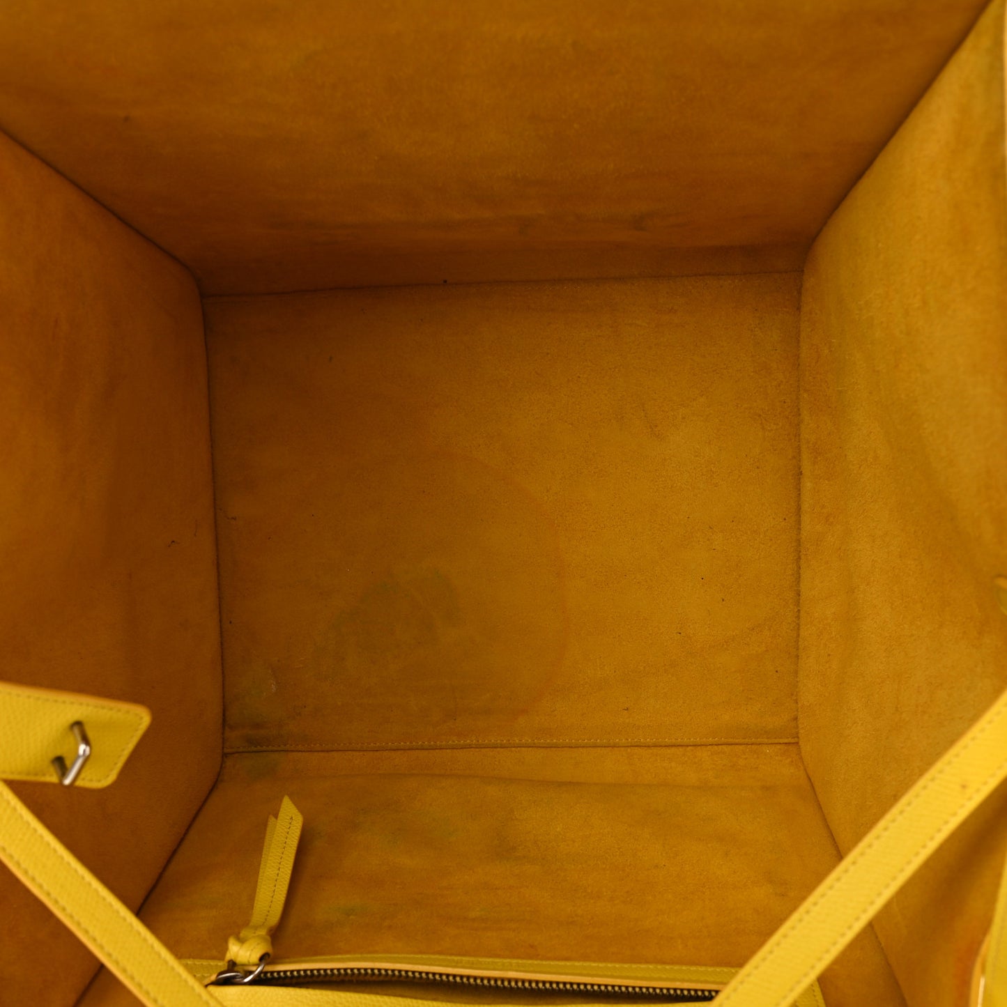Grained Calfskin Medium Phantom Luggage Yellow