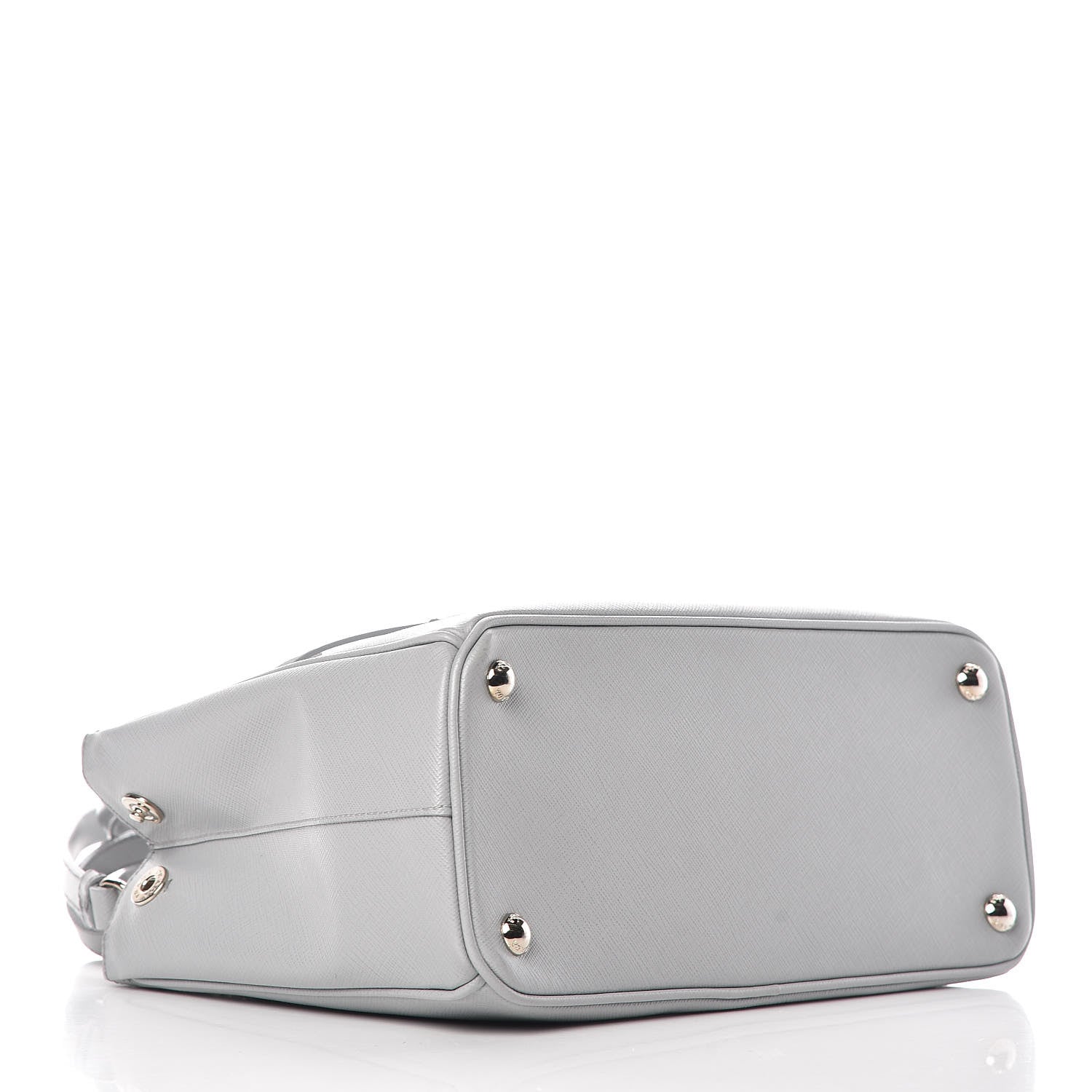 Prada Saffiano Small Galleria Double Zip Tote Granito 4 of 9