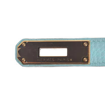 Hermes Togo Birkin 35 Bleu Atoll 7 of 48