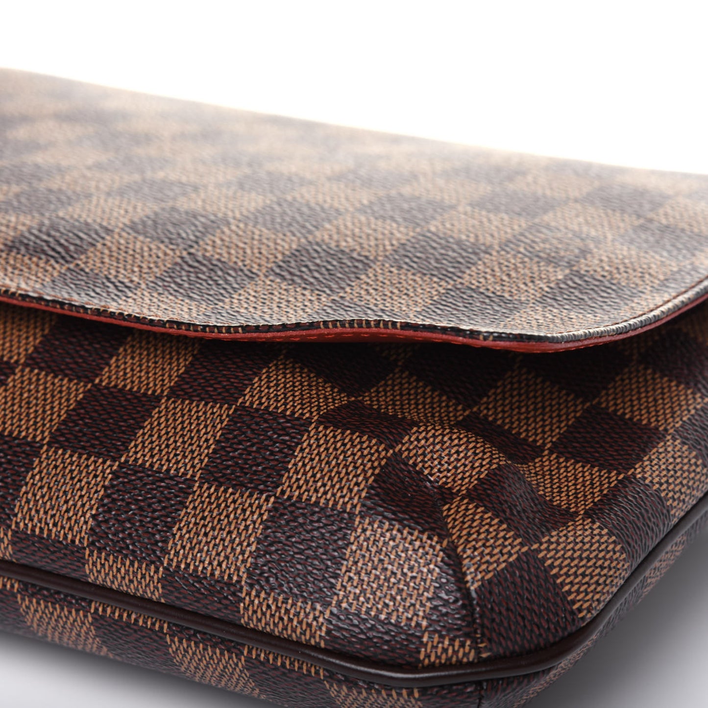 Damier Ebene Musette Tango Long Strap