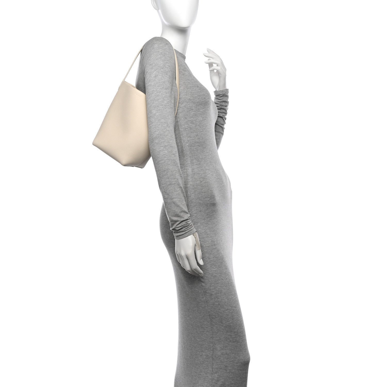 The Row Grained Calfskin Small N/S Park Tote Ivory 2 of 9