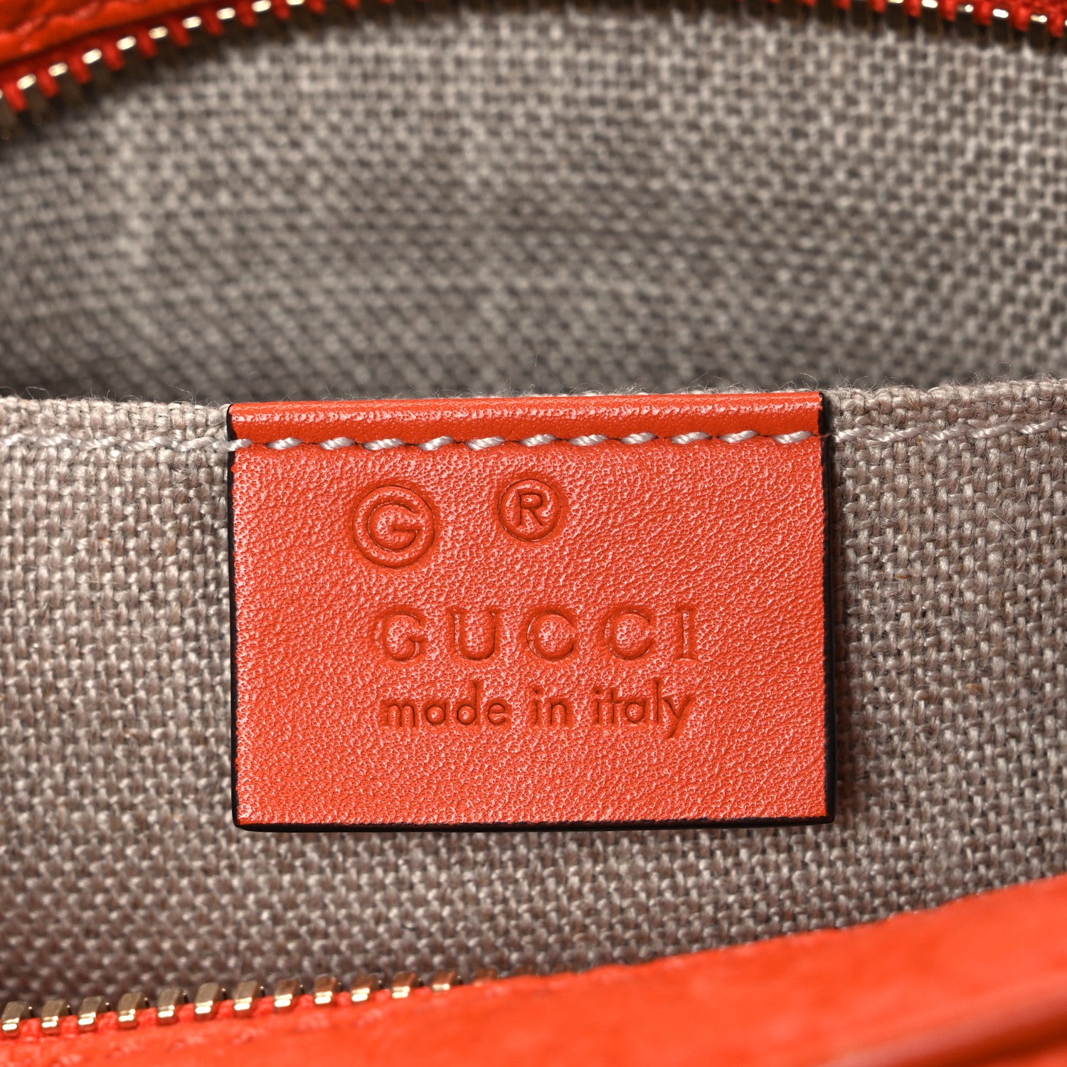 Gucci Soft Microguccissima Mini Bree Messenger Bag Sun Orange 6 of 11